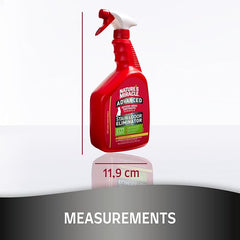 Nature's Miracle Advanced Cat Stain and Odor Eliminator Spray, Severe Mess Enzymatic Formula, Sunny Lemon Scent, 32 fl oz