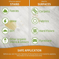 Nature's Miracle Set-In Stain Destroyer For Cat Messes, Oxy Formula With Orange Scent, 24 Ounces (Pack of 2)