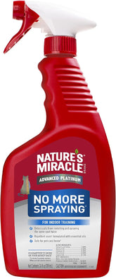 Nature's Miracle Advanced Platinum No More Spraying, 24 Ounces, Helps Discourage Repetitive Cat Spraying