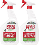Nature's Miracle Dog Stain and Odor Remover, Everyday Mess Enzymatic Formula, 32 fl oz (Pack of 2)