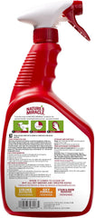 Nature's Miracle Advanced Cat Stain and Odor Eliminator Spray, Severe Mess Enzymatic Formula, Sunny Lemon Scent, 32 fl oz